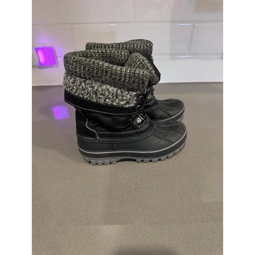 Girls Snow Boots With Cuff